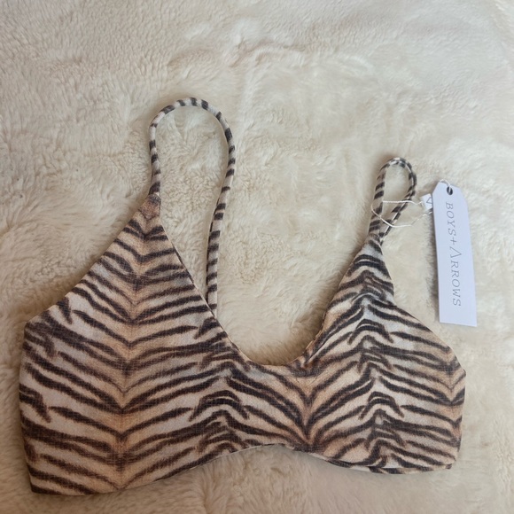 Boys+Arrows Animalistic Don’t Trip Skip Bikini Top - Picture 6 of 9